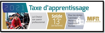 taxe apprentissage MFR SAINT JEAN DE MONTS